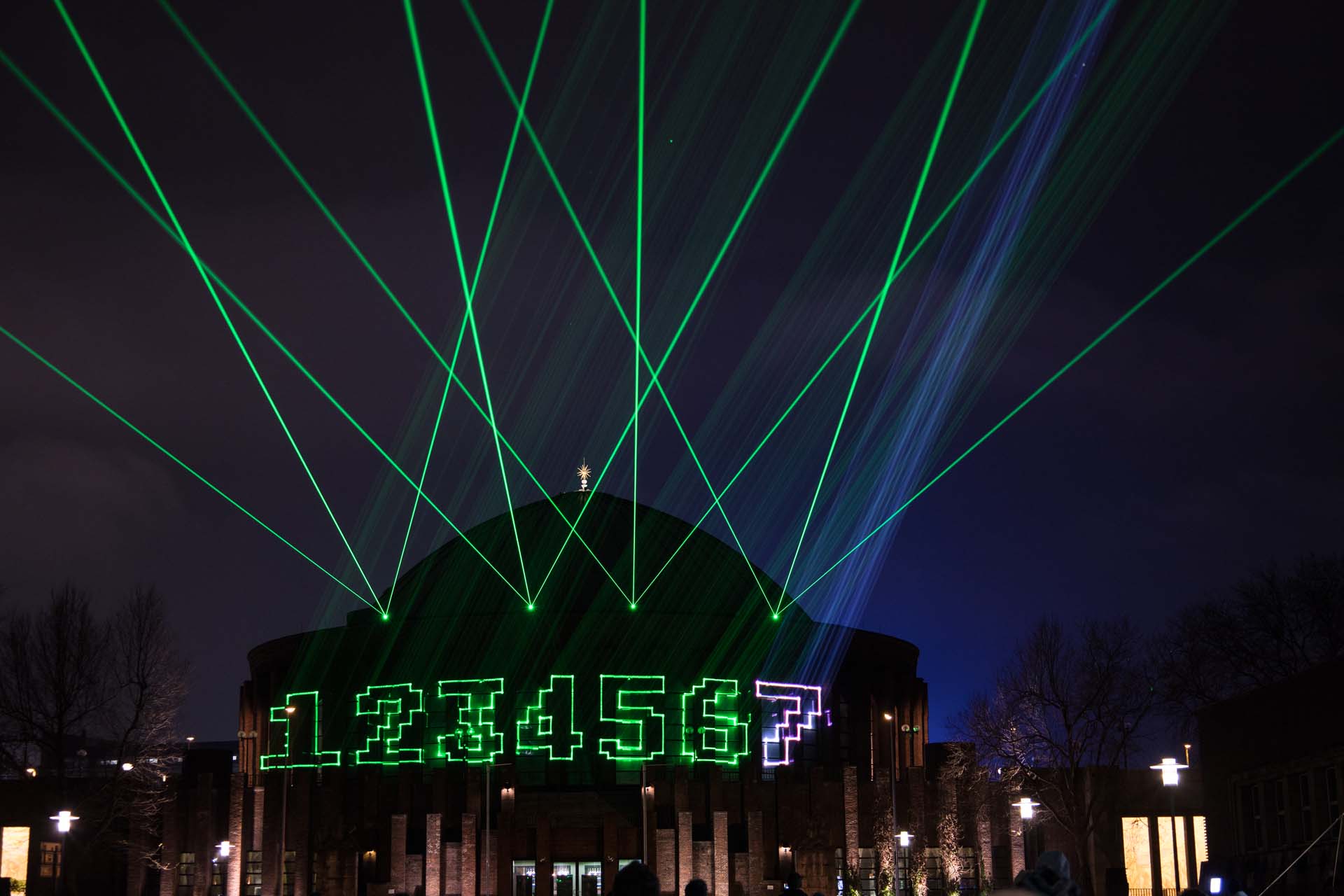 Lasershow Tonhalle 17