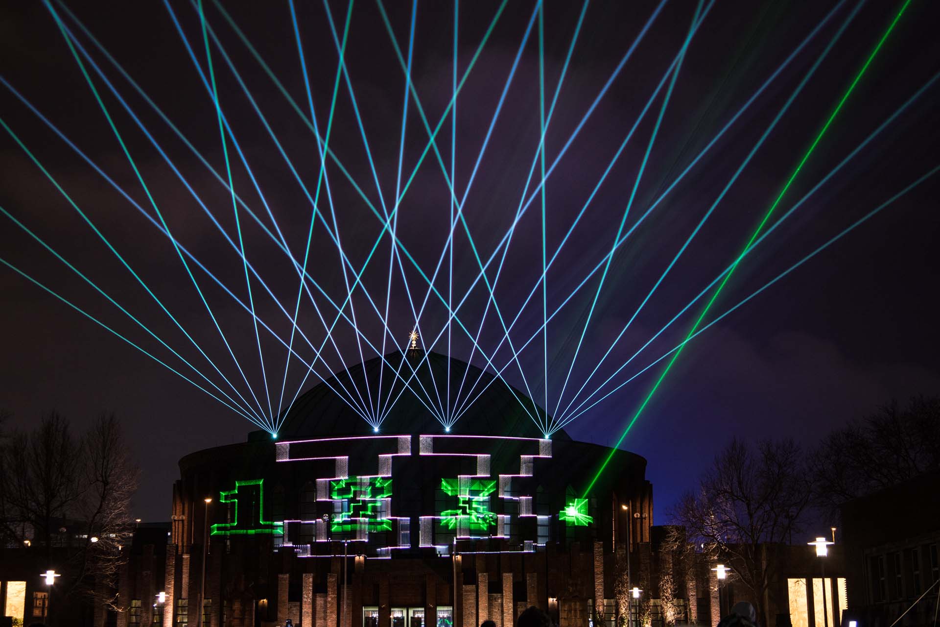 Lasershow Tonhalle 21