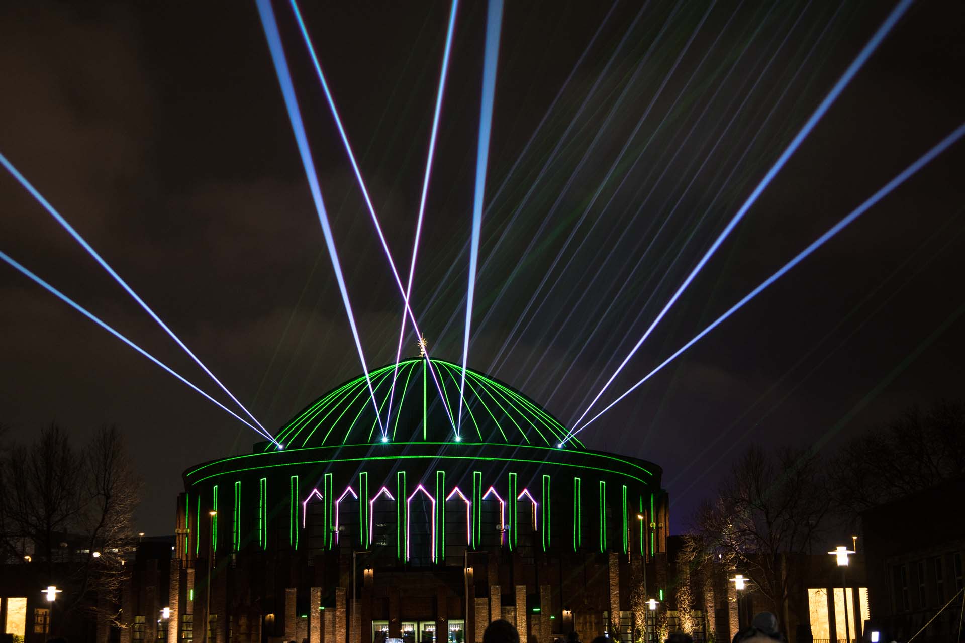 Lasershow Tonhalle 25
