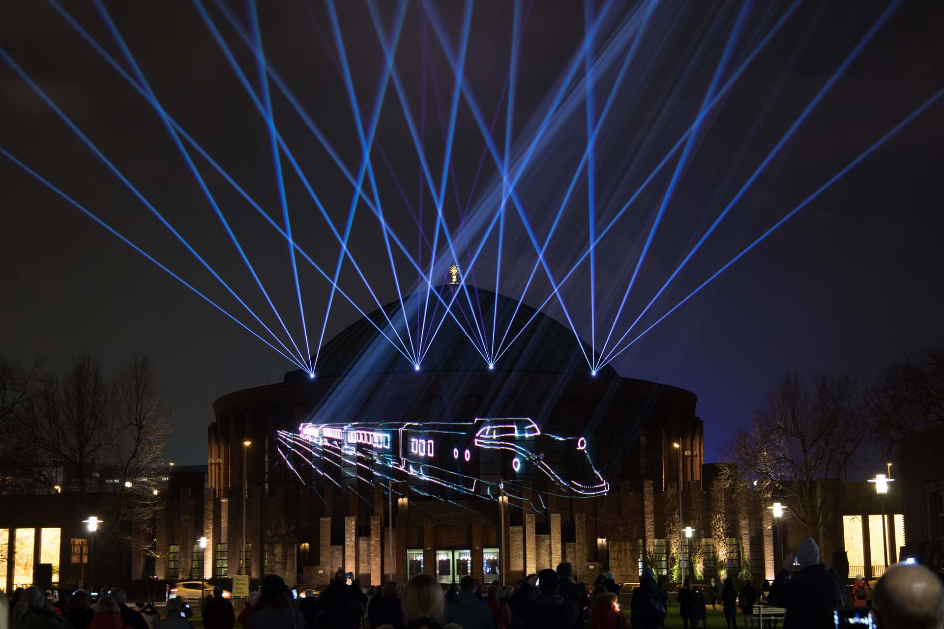 Lasershow Tonhalle 3