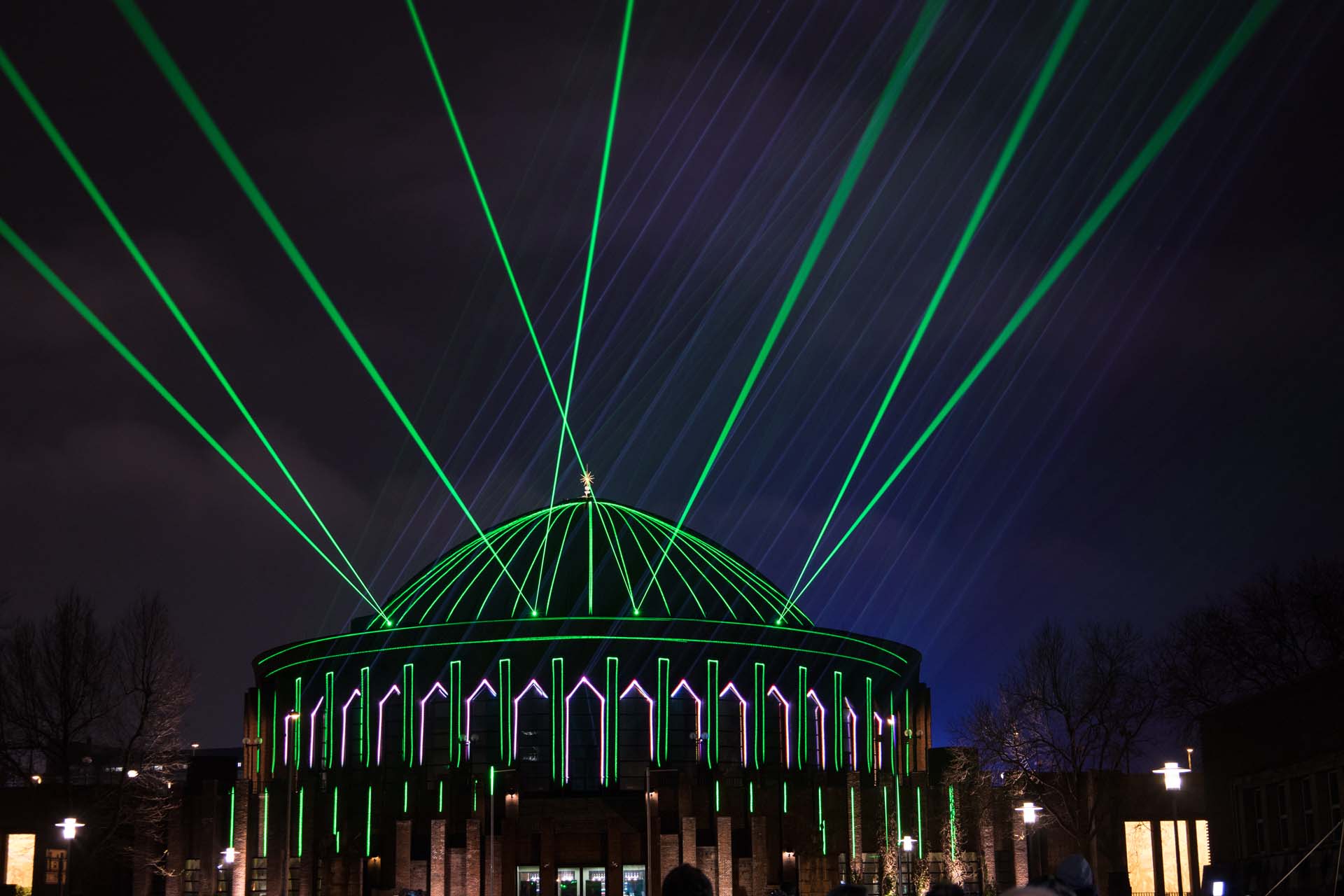 Lasershow Tonhalle 30