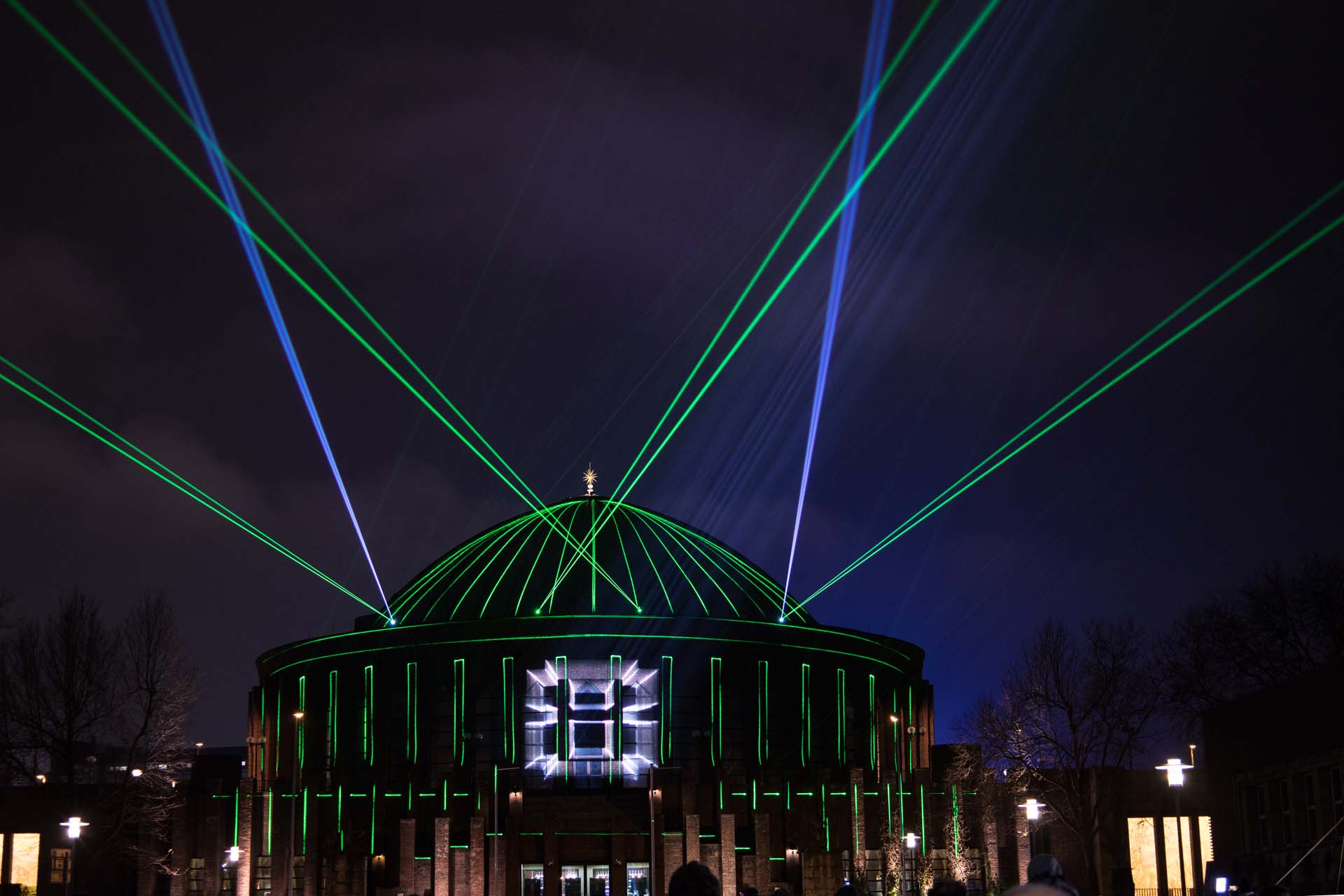 Lasershow Tonhalle 32