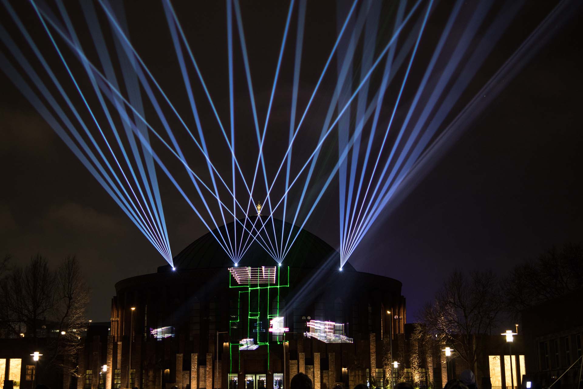 Lasershow Tonhalle 33